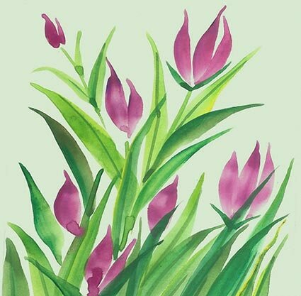 One Stroke Painting